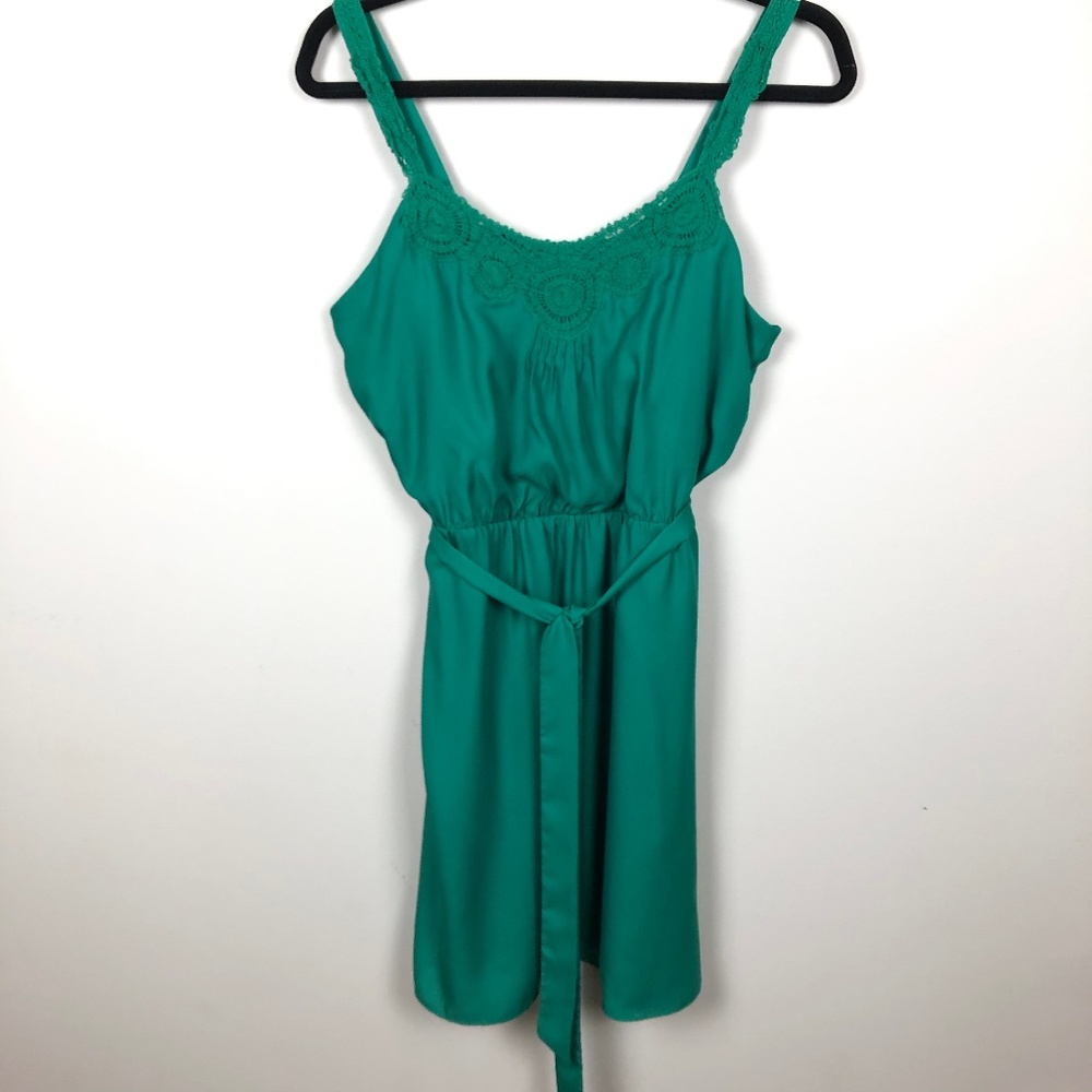 LC Lauren Conrad Green Dress Size 8